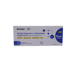 Bioteke 4 σε 1 covid-19, γρίπη a+b, rsv antigen rapid kit δοκιμής