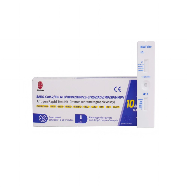 Αναπνευστικό 10 σε 1 SARS-COV-2/FLU A+B/HPIV2/HPIV1+3/RSV/ADV/MP/SP/HMPV Αντιγόνο Ταχείας δοκιμής Αντιγόνου Αντιγόνου
