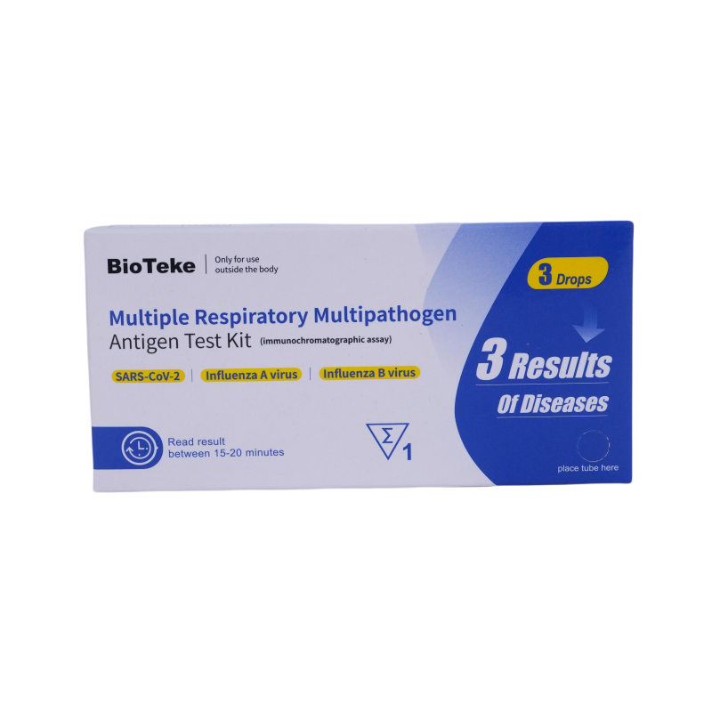 Bioteke 3 σε 1 Covid Flu A+B Αντιγόνο Ταχείας δοκιμής Αντιγόνου