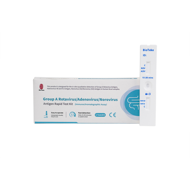 Ομάδα Α Rotavirus/Adenovirus/Norovirus Αντιγόνο Ταχεία δοκιμή αντιγόνου (ανοσοχρωματογραφική δοκιμασία)