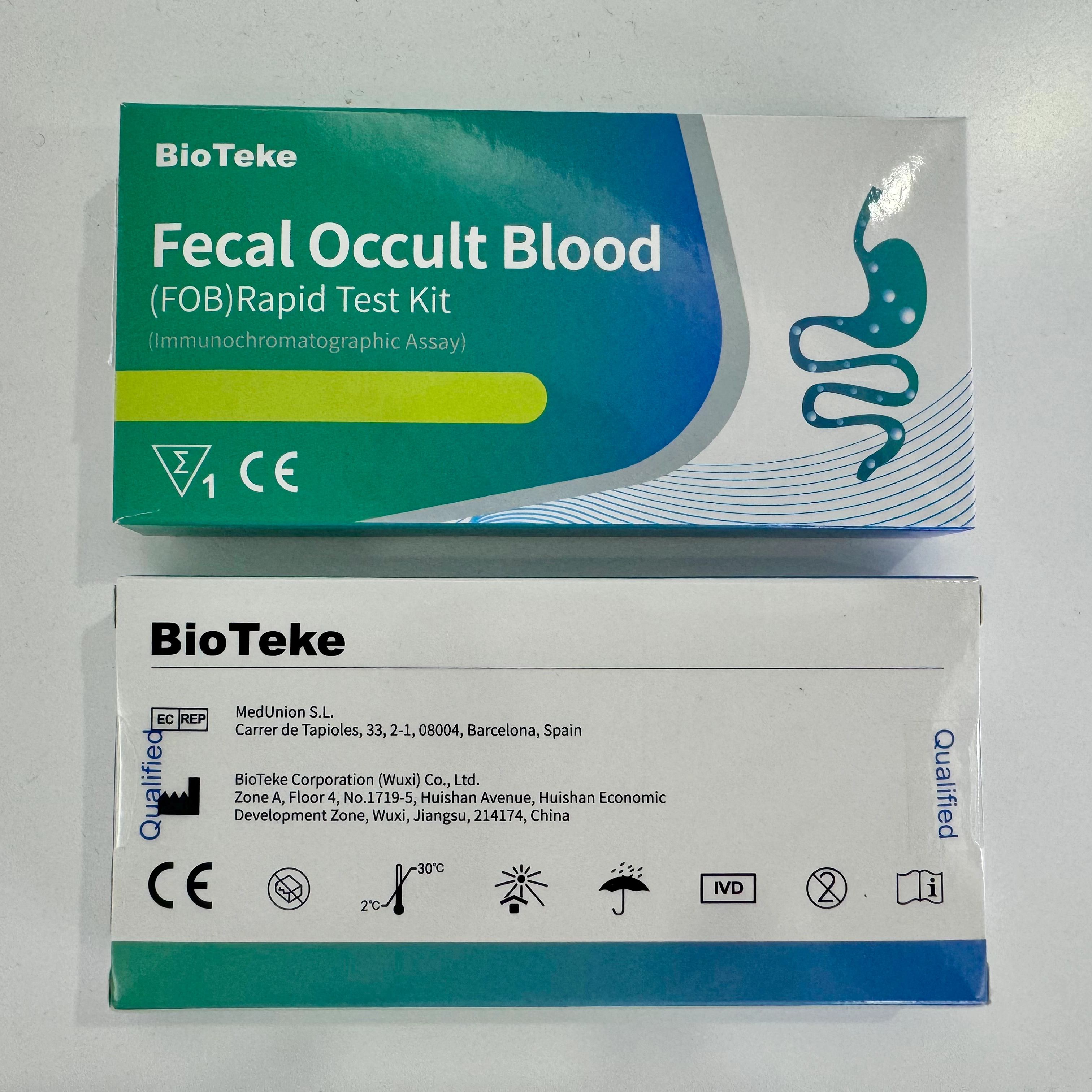 Κιτ Ταχείας δοκιμής Fecal Occult Blood (FOB) (Ανοσοχρωματογραφική δοκιμασία)