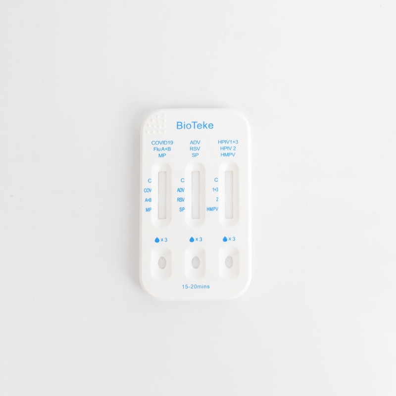 Αναπνευστικό 10 σε 1 SARS-COV-2/FLU A+B/HPIV2/HPIV1+3/RSV/ADV/MP/SP/HMPV Αντιγόνο Ταχείας δοκιμής Αντιγόνου Αντιγόνου